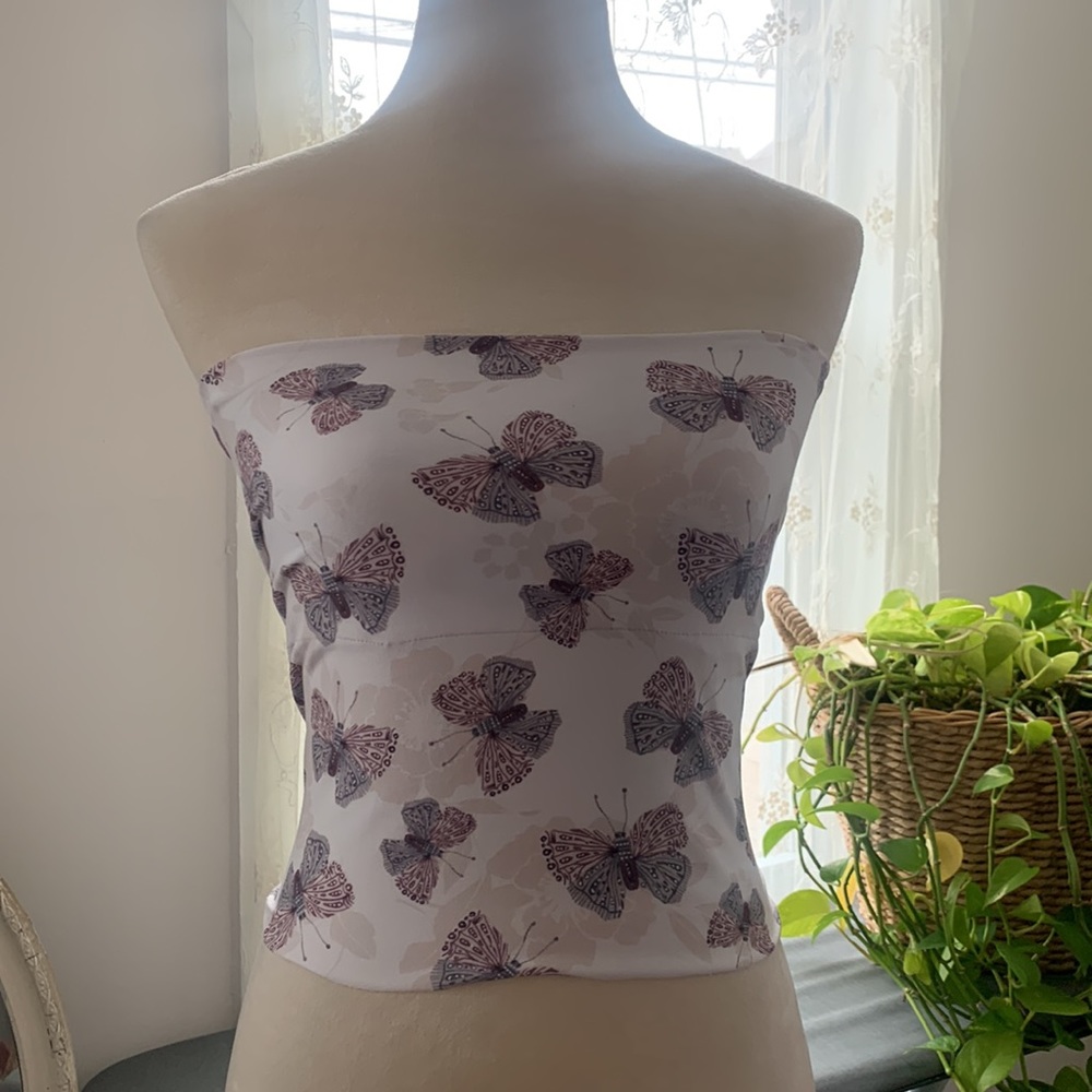 BUTTERFLY TUBE TOP